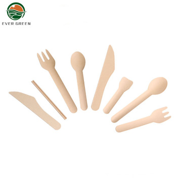 Disposable papaer biodegradable fork/spoon/knife cutlery set